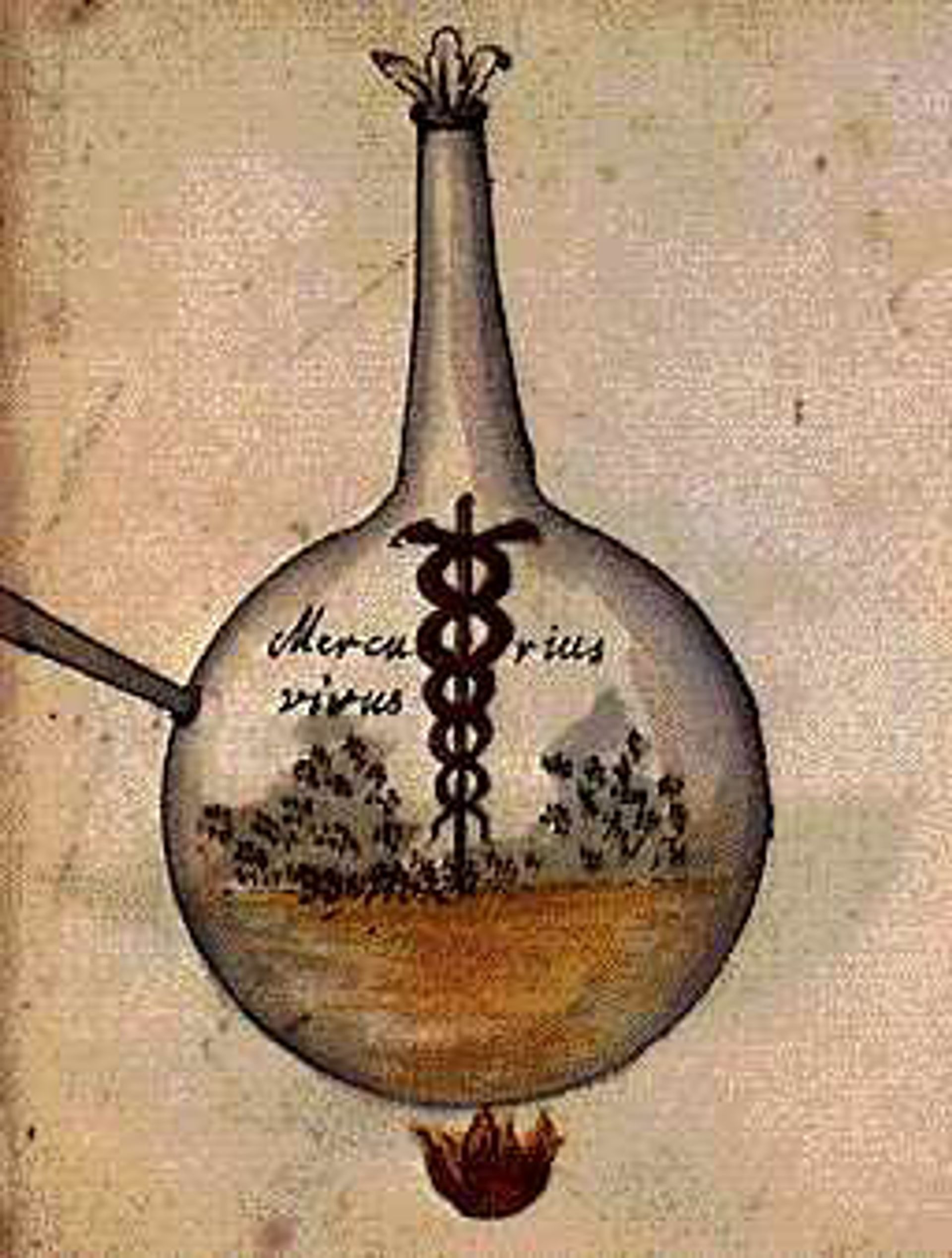 Rabbi ben Solomon, “Mercurius Vivus’, from Cabala Mineralis, 1700, British Museum.