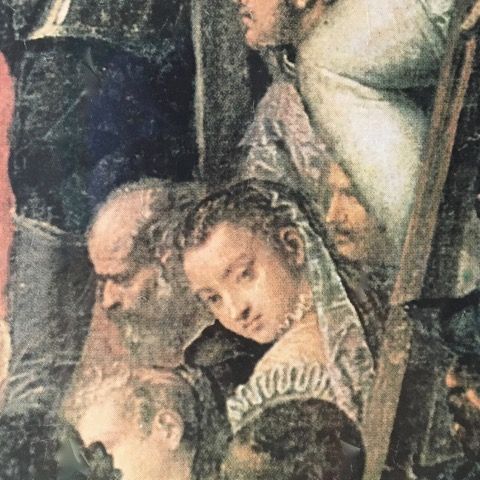 Detail from Paolo Veronese, "The Doge Contarini Returning Victorious from the Battle with Chioggia", Palazzo Ducale, Venice.