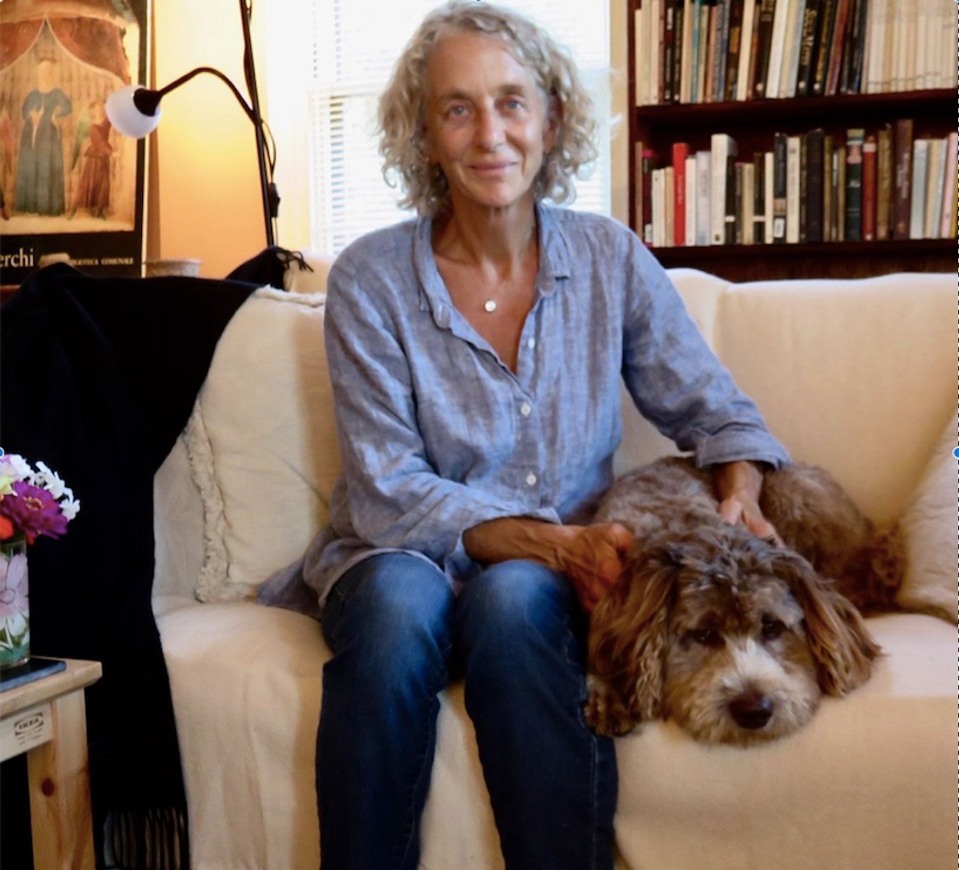 Sarah and Bella 'on the couch', 2015